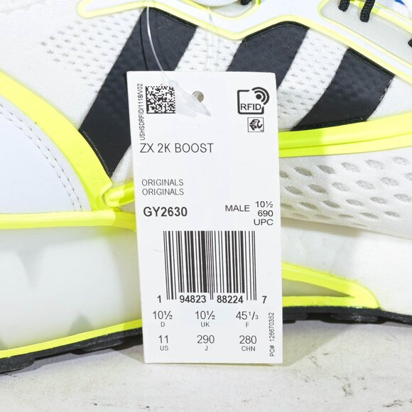 Adidas GY2630 ZX 2K Boost Shoes in White - 11 - Picture 7 of 10